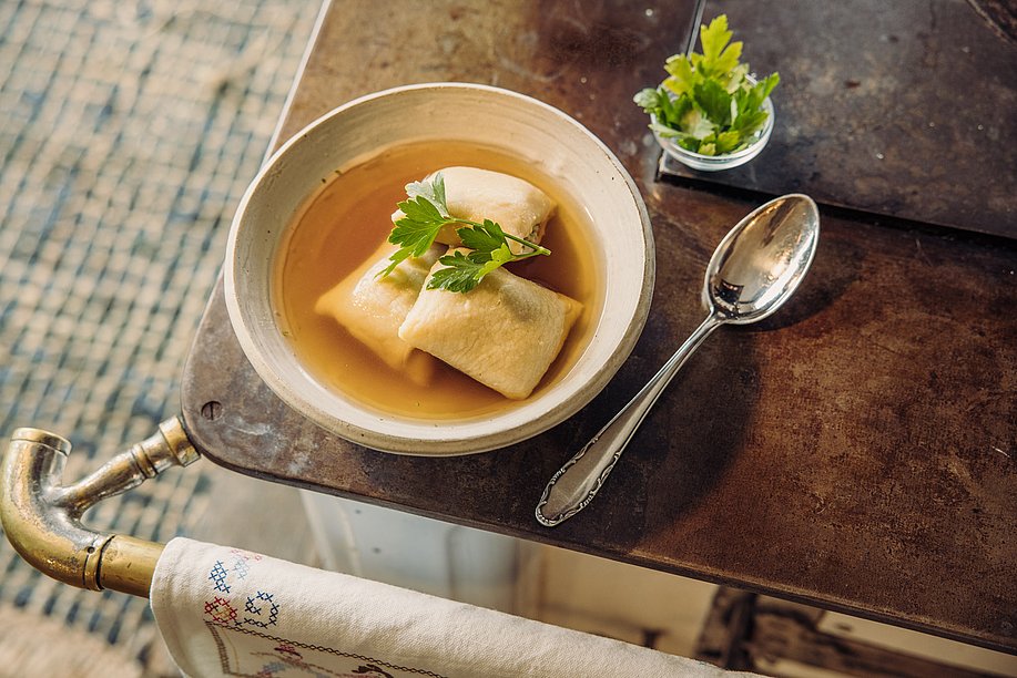 Maultaschen in der Suppe