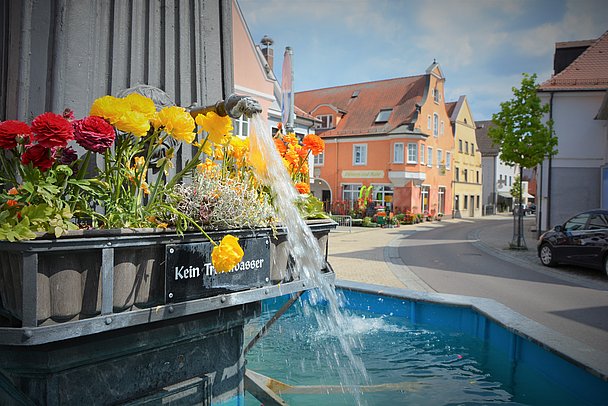 Marienbrunnen in Burgau