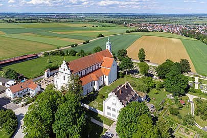 Kloster Elchingen von oben