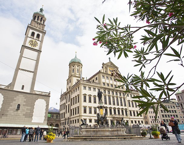 Augsburg, Rathaus mit Perlachturm