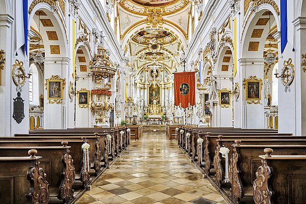 Klosterkirche Oberelchingen von innen