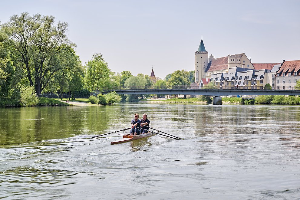 Jakob Lenzer - Himmelbäck an der Donau beim Rudern| Gesichter Bayerisch-Schwaben