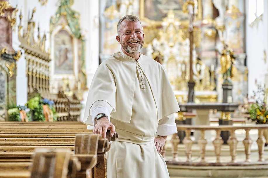 Subprior Pater Ulrich, Kloster Roggenburg - Gesichter Bayerisch-Schwaben