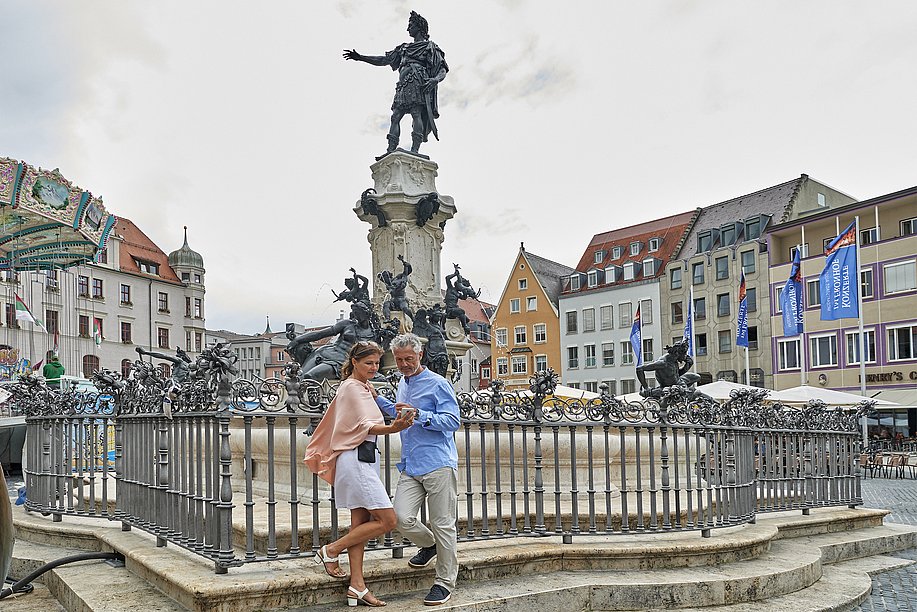 Stadt Ausgurg, Brunnen, Lauschtour