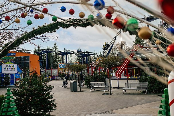 WQeihnachtsliche Stimmung im Park