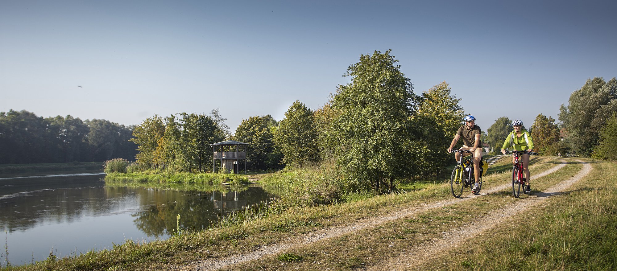 Radfahren Donau - Erlingshofen Damm