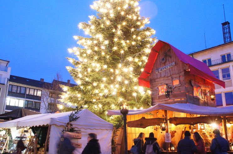 Mittelalterlicher Weihnachtsmarkt in Neu-Ulm