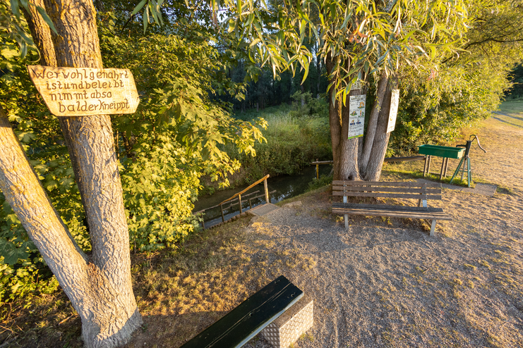 Naturkneippanlage und Armtauchbecken Gremheim