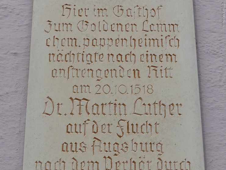 Luther-Gedenktafel