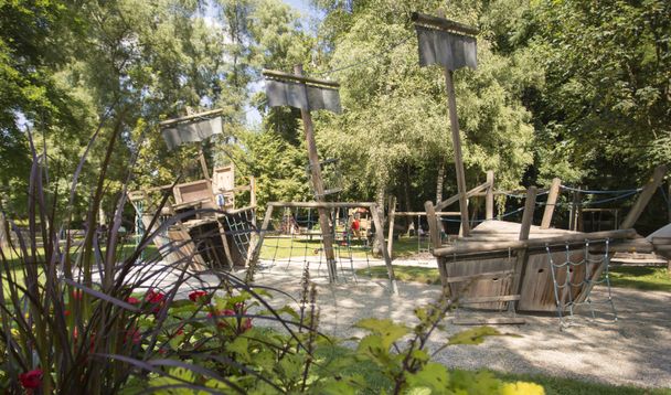 Spielplatz im Stadtpark in Illertissen