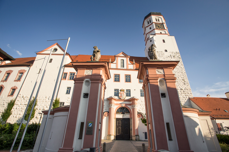 Schloss Dillingen Eingangsportal