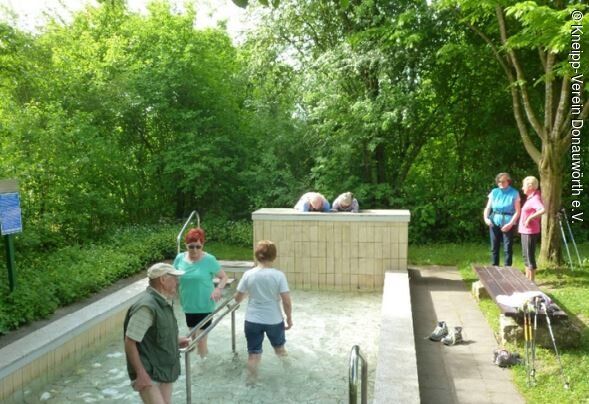 Kneippanlage im Stauferpark Donauwörth