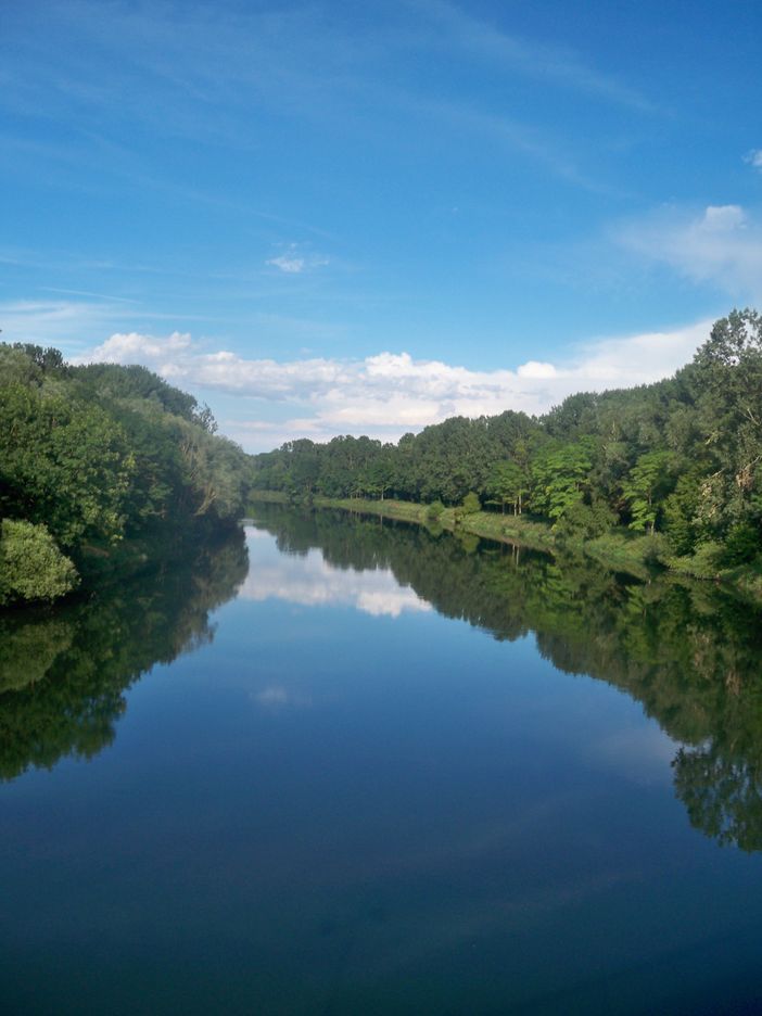 Donaublick von der Donaubrücke