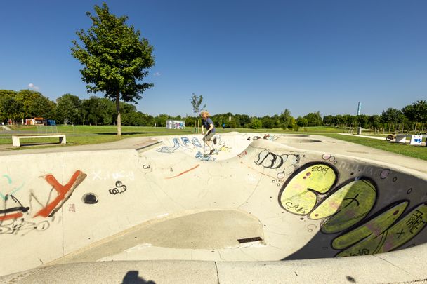 Skateanlage im Neu-Ulmer Wiley Park