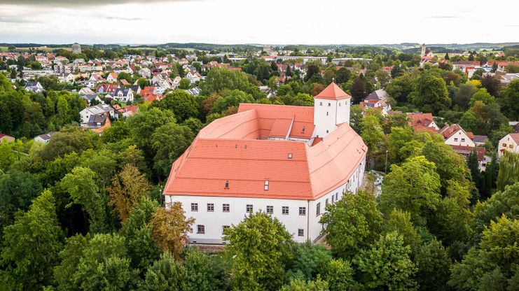 Wittelsbacher Schloss - Luftaufnahme