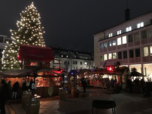 Mittelalterlicher Weihnachtsmarkt in Neu-Ulm