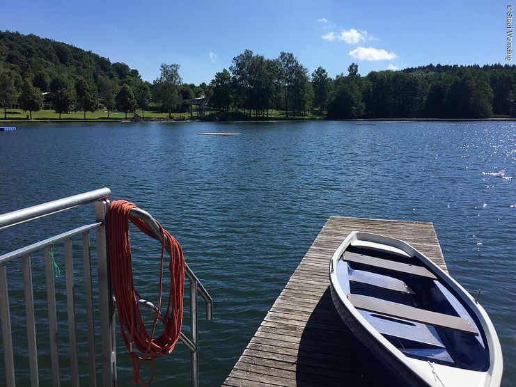 Bootfahren am Waldsee