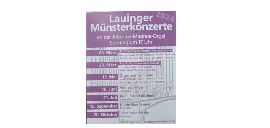 Lauinger Münsterkonzerte © Lauinger Münsterkonzerte