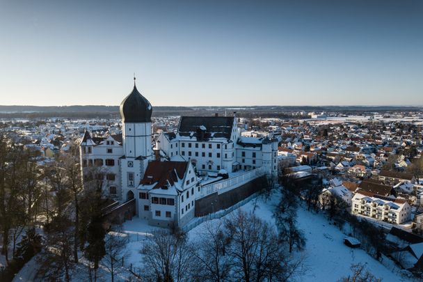 Vöhlinschloss Illertissen im Winter