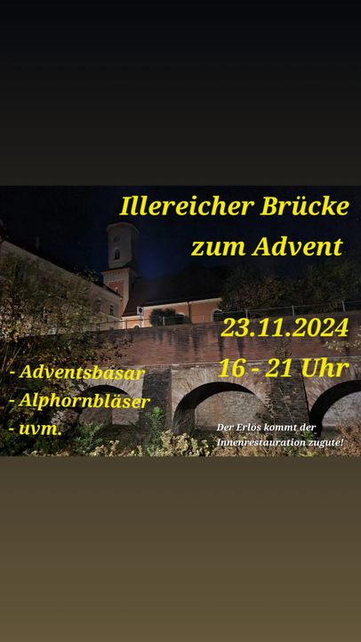 Illereicher Brücke zum Advent