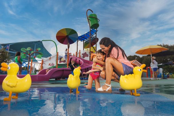 PEPPA PIG Park Günzburg Matschpfützen Wasserspielplatz