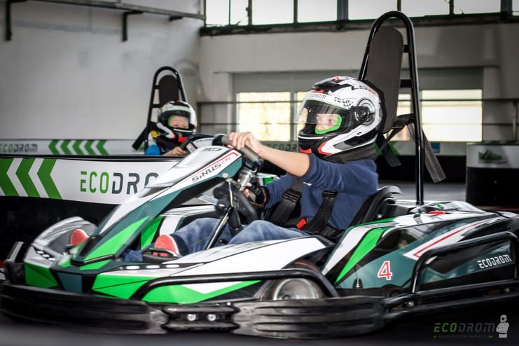 Kinderkart im Ecodrom Neu-Ulm