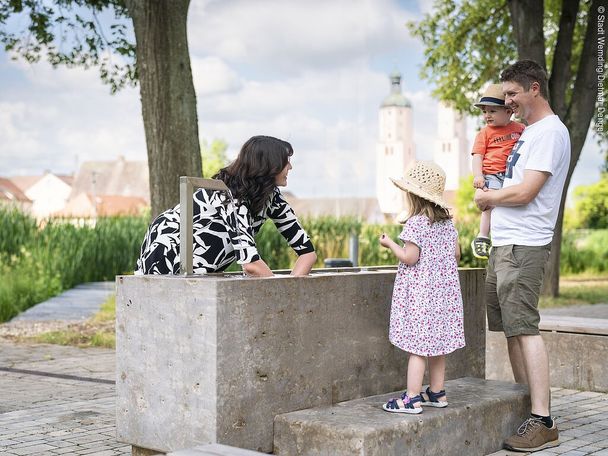 Handkneippbecken am Wasserhaus