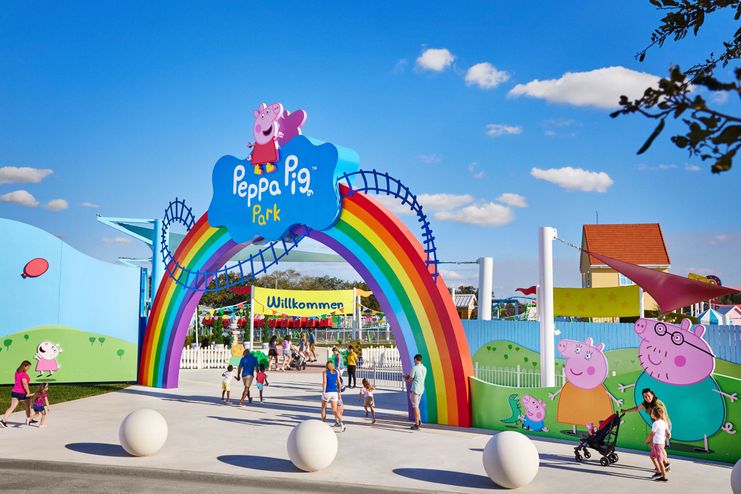 PEPPA PIG Park Günzburg Eingangsbereich